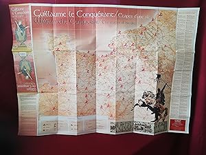Image du vendeur pour Carte Guillaume le Conqurant en 58 tapes // MAP : William the Conqueror. The stages of his life mis en vente par Okmhistoire