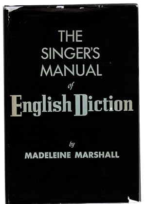 Immagine del venditore per The Singer's Manual of English Diction venduto da Once Read Books