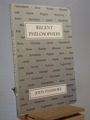 Imagen del vendedor de Recent Philosophers a la venta por Henniker Book Farm and Gifts