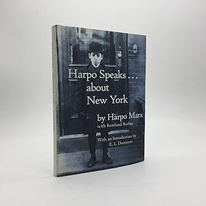 Seller image for HARPO SPEAKS. ABOUT NEW YORK for sale by Any Amount of Books