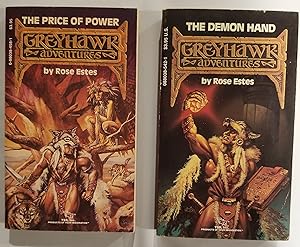 Immagine del venditore per GreyHawk Adventures: Price of Power (4) & The Demon Hand (5) (2 matching book set) venduto da N. Carolina Books