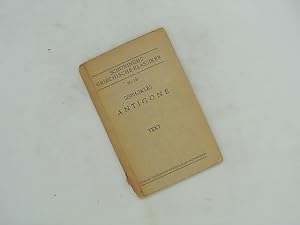 Bild des Verkufers fr Sophokles Antigone - Text Schninghs griechische Klassiker Nr. 14 a zum Verkauf von Das Buchregal GmbH