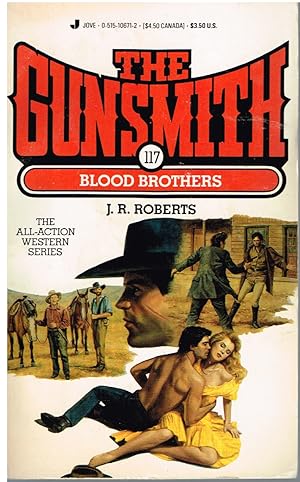 Seller image for The Gunsmith #117: Blood Brothers for sale by First Class Used Books