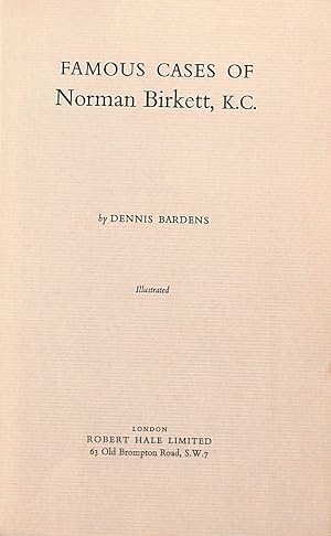Seller image for Famous cases of Norman Birkett, K.C for sale by WeBuyBooks