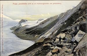Ansichtskarte / Postkarte Kärnten, Franz-Josefs-Höhe, Pasterzengletscher, Johannisberg