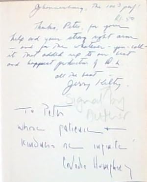 Seller image for DEAR LIAR: A Comedy of Letters (Signed by the author Jerome Kilty) for sale by Chapter 1