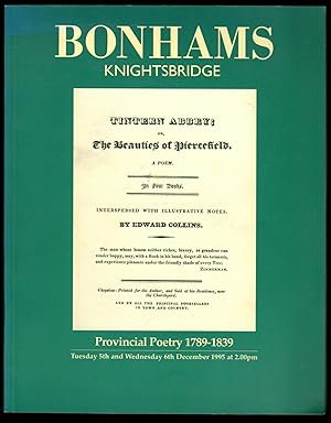 Provincial Poetry 1489-1939