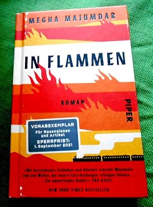 Imagen del vendedor de In Flammen. Roman. Aus dem Englischen von Yvonne Eglinger. a la venta por Versandantiquariat Sabine Varma