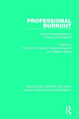 Imagen del vendedor de Professional Burnout: Recent Developments in Theory and Research (Paperback or Softback) a la venta por BargainBookStores