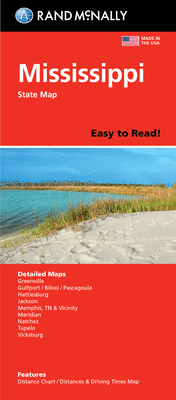 Immagine del venditore per Rand McNally Easy to Read Folded Map: Mississippi State Map (Sheet Map, Folded) venduto da BargainBookStores