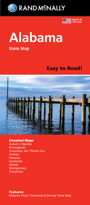 Immagine del venditore per Rand McNally Easy to Read Folded Map: Alabama State Map (Sheet Map, Folded) venduto da BargainBookStores