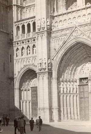 Imagen del vendedor de Spain Toledo Cathedral Puerta del Perdn old Amateur Photo 1950's a la venta por Bits of Our Past Ltd