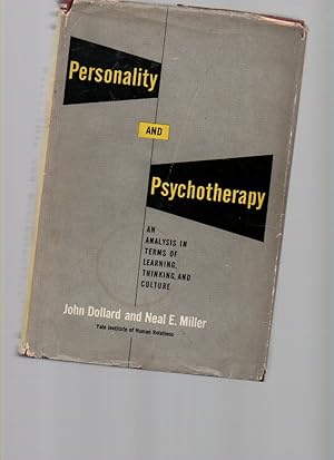 Imagen del vendedor de Personality and Psychotherapy: an Analysis in Terms of Learning, Thinking, and Culture a la venta por Mossback Books