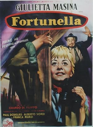 "FORTUNELLA" Réalisé par Eduardo DE FILIPPO d'après un scénario de Federico FELLINI en 1958 avec ...