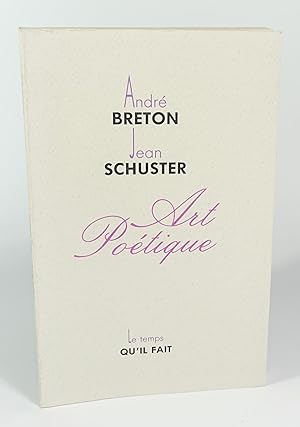 Seller image for Art potique for sale by Librairie L'Autre sommeil