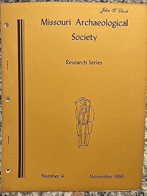 Seller image for Missouri Archaeological Society Research Series Number 4, November 1966: Salvage Archaeology at a Mississippian Burial Ground, Jefferson County, Missouri for sale by TribalBooks