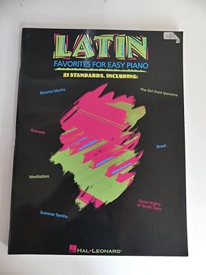 Latin. Favorites for easy piano. 21 Standards.