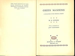 Green Mansions a romance of the tropical Forest