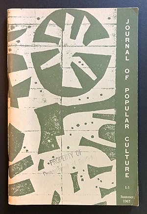 Imagen del vendedor de Journal of Popular Culture, Volume 1, Number 1 (Summer 1967) - includes Heroes and Hero-Worship in Nigerian Chapbooks a la venta por Philip Smith, Bookseller