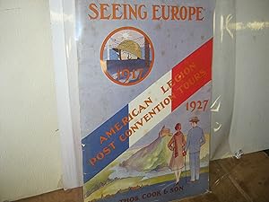 Seeing Europe 1917 American Legion Post Convention Tours 1927