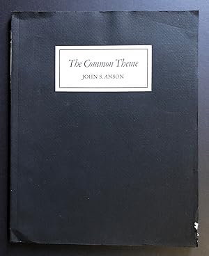 Image du vendeur pour The Common Theme mis en vente par Philip Smith, Bookseller