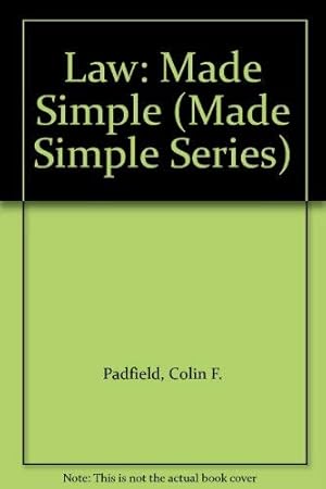 Image du vendeur pour Law: Made Simple (Made Simple Series) mis en vente par WeBuyBooks