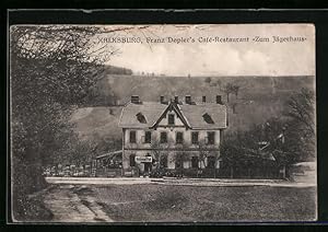 Ansichtskarte Wien-Kalksburg, Franz Dopler`s Cafe-Restaurant zum Jägerhaus