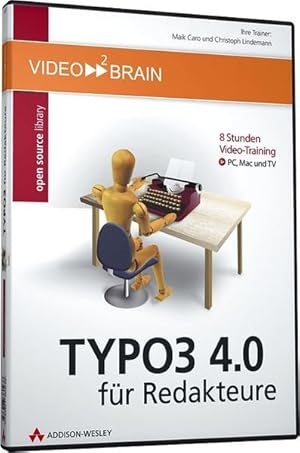 TYPO3 4.0 für Redakteure - Video-Training - Am eigenen Bildschirm lernen wie im Kurs! Mit TYPO3 V...