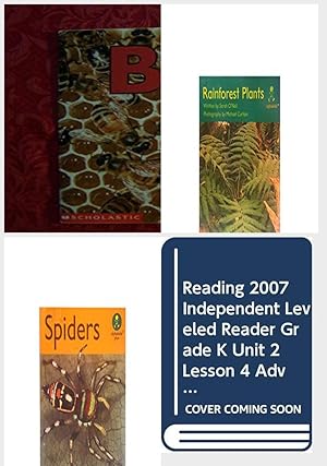 Image du vendeur pour Children's Fun & Educational 4 Pack Paperback Book Bundle (Ages 3-5): Bees Time-to-Discover, Rainforest plants Alphakids, Spiders Alphakids Plus, READING 2007 INDEPENDENT LEVELED READER GRADE K UNIT 2 LESSON 4 ADVANCED mis en vente par InventoryMasters