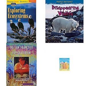 Imagen del vendedor de Children's Fun & Educational 4 Pack Paperback Book Bundle (Ages 6-12): Language, Literacy & Vocabulary - Reading Expeditions Life Science/Human Body: Exploring Ecosystems Language, Literacy, and Vocabulary - Reading Expeditions, Disappearing Wildlife Protect Our Planet, LITTLE CELEBRATIONS, THE SAN FRANCISCO EXPLORATORIUM, SINGLE COPY, FLUENCY, STAGE 3B Celebration Press, Steck-Vaughn Pair-It Books Early Fluency Stage 3: Student Reader How Rattlesnake Got His Rattles , Story Book a la venta por InventoryMasters