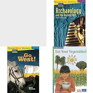Immagine del venditore per Children's Fun & Educational 4 Pack Paperback Book Bundle (Ages 6-12): Ways of Measuring Then and Now, Archaeology and the Ancient Past Rise and Shine, Language, Literacy & Vocabulary - Reading Expeditions U.S. History and Life: Go West! Rise and Shine, IOPENERS EAT YOUR VEGETABLES SINGLE GRADE 1 2005C venduto da InventoryMasters