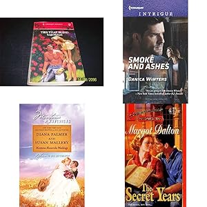 Seller image for Assorted Harlequin Romance Paperback Book Bundle (4 Pack): Ties That Blind Mass Market Paperback, Smoke and Ashes Harlequin Intrigue Mass Market Paperback, Montana Mavericks Weddings: An Anthology Paperback, The Secret Years : Showcase Harlequin Superromance No. 638 Mass Market Paperback for sale by InventoryMasters