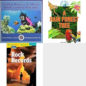 Immagine del venditore per Children's Fun & Educational 4 Pack Paperback Book Bundle (Ages 6-12): Scuba Divers & Their Underwater Friends Dominie Marine Life Young Readers, A Rain Forest Tree Small Worlds, Rock Records Avenues, KING MIDAS &.GOLDEN TOUCH 6PK Dominie Collection of Traditional Tales venduto da InventoryMasters