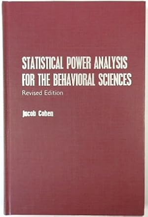 Immagine del venditore per Statistical Power Analysis for the Behavioral Sciences, Revised Edition venduto da PsychoBabel & Skoob Books