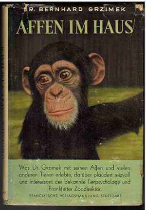 Bild des Verkufers fr Affen im Haus und andere Tierberichte von Bernhard Grzimek. zum Verkauf von Antiquariat Appel - Wessling