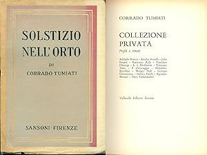 Seller image for Solstizio nell'orto for sale by Studio Bibliografico Marini