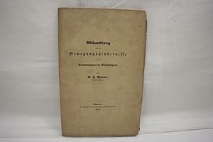 Abhandlung über die Bewegungshindernisse in den Krümmungen der Eisenbahnen