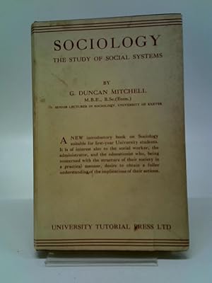 Seller image for Sociology for sale by World of Rare Books