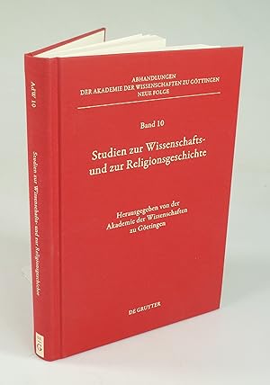 Bild des Verkufers fr Studien zur Wissenschafts- und zur Religionsgeschichte. zum Verkauf von Antiquariat Dorner