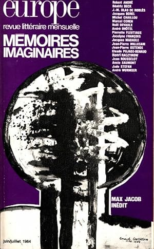 Europe n°662-663 : Mémoires imaginaires - Collectif