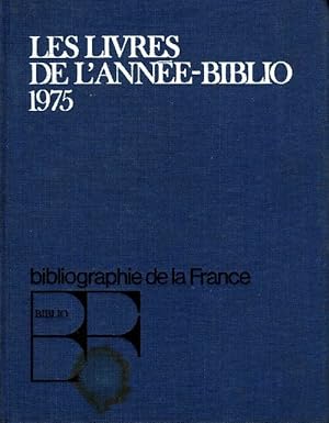 Les livres de l'année biblio 1975 - Collectif