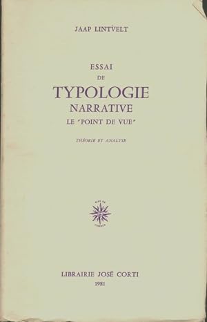 Immagine del venditore per Essai de typologie narrative - Jaap Lintvelt venduto da Book Hmisphres