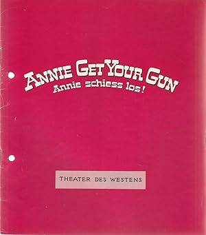 Bild des Verkufers fr Programmheft Irving Berlin ANNIE GET YOUR GUN Spielzeit 1963 / 64 ( Annie schiess los ) zum Verkauf von Programmhefte24 Schauspiel und Musiktheater der letzten 150 Jahre