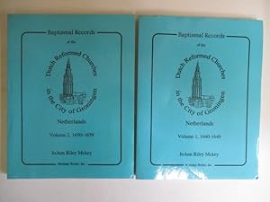 Seller image for Baptismal records of the Dutch Reformed Churches in the City of Groningen, Netherlands 2 volume set for sale by GREENSLEEVES BOOKS