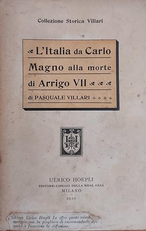 L'ITALIA DA CARLO MAGNO ALLA MORTE DI ARRIGO VII