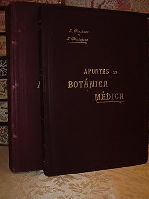 Imagen del vendedor de APUNTES DE BOTANICA MEDICA. ( 2 Vol.) a la venta por montgiber