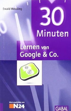 Bild des Verkufers fr 30 Minuten Lernen von Google & Co. zum Verkauf von Die Buchgeister