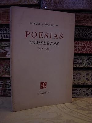 Immagine del venditore per POESIAS COMPLETAS . ( 1926 - 1959 ) venduto da montgiber