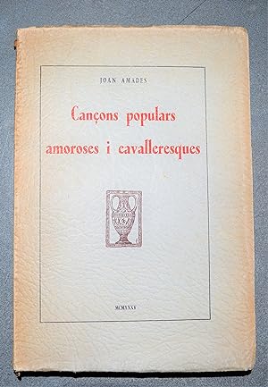 Image du vendeur pour Canons Populars Amoroses I Cavalleresques. mis en vente par BALAGU LLIBRERA ANTIQURIA
