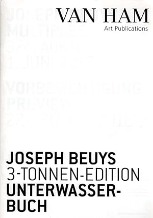 Image du vendeur pour 3-Tonnen-Edition, Unterwasser-Buch. Van Ham Art Publications. mis en vente par Antiquariat Querido - Frank Hermann
